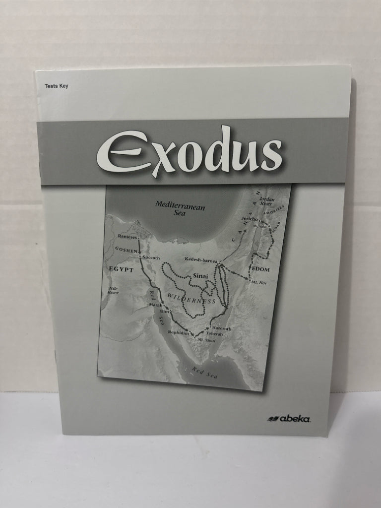 Exodus Abeka Test Key Pre-Owned 7th Grade Bible Textbooks