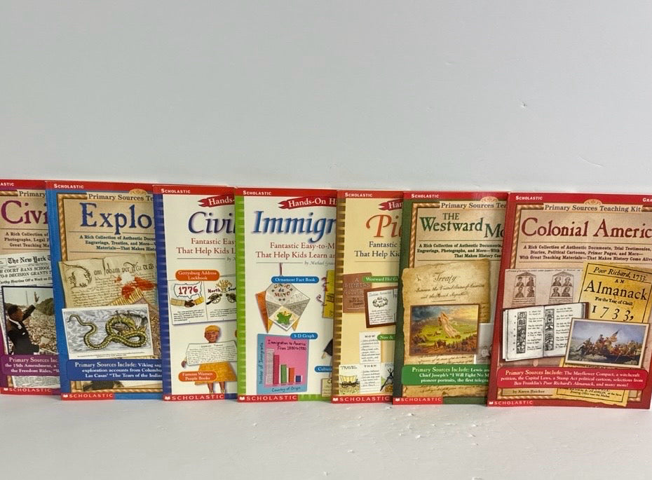 Primary Sources Teaching Kit Scholastic Set Pre-Owned American History