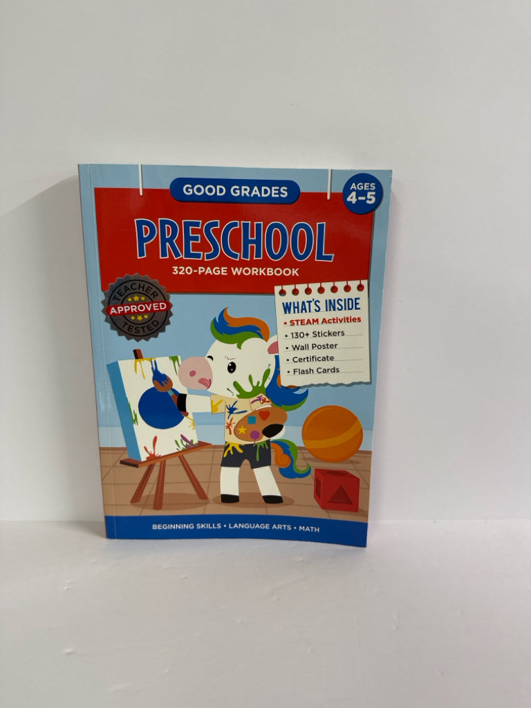 Preschool Good Grades Workbook Pre-Owned Preschool Early Learning