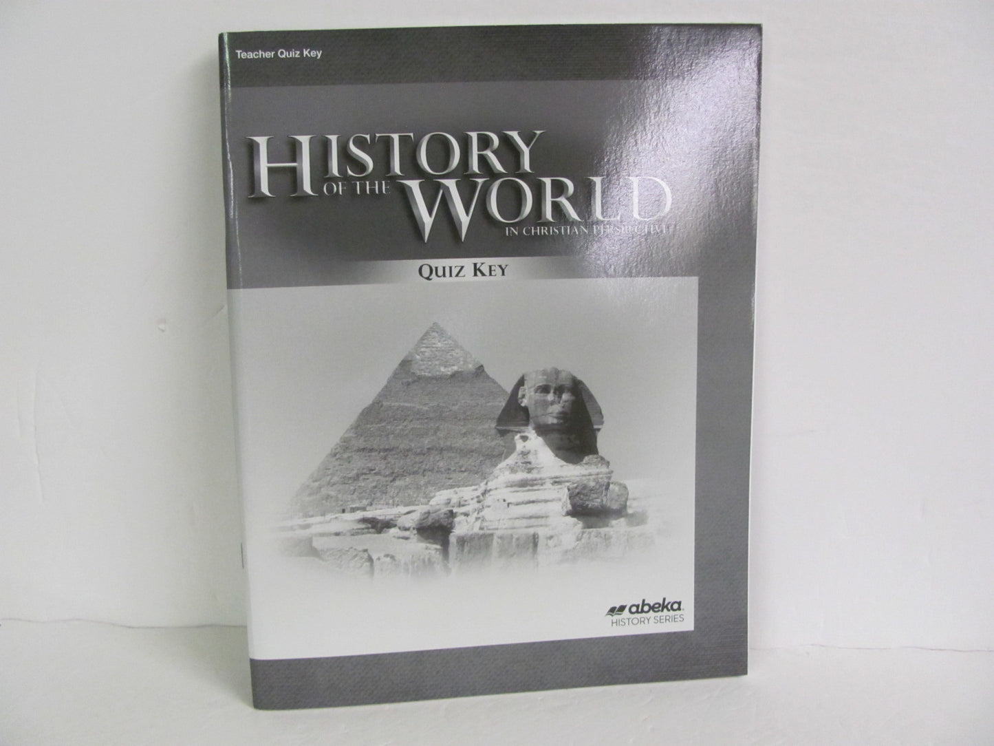 History of the World Abeka Quiz Key Pre-Owned 7th Grade History Textbooks