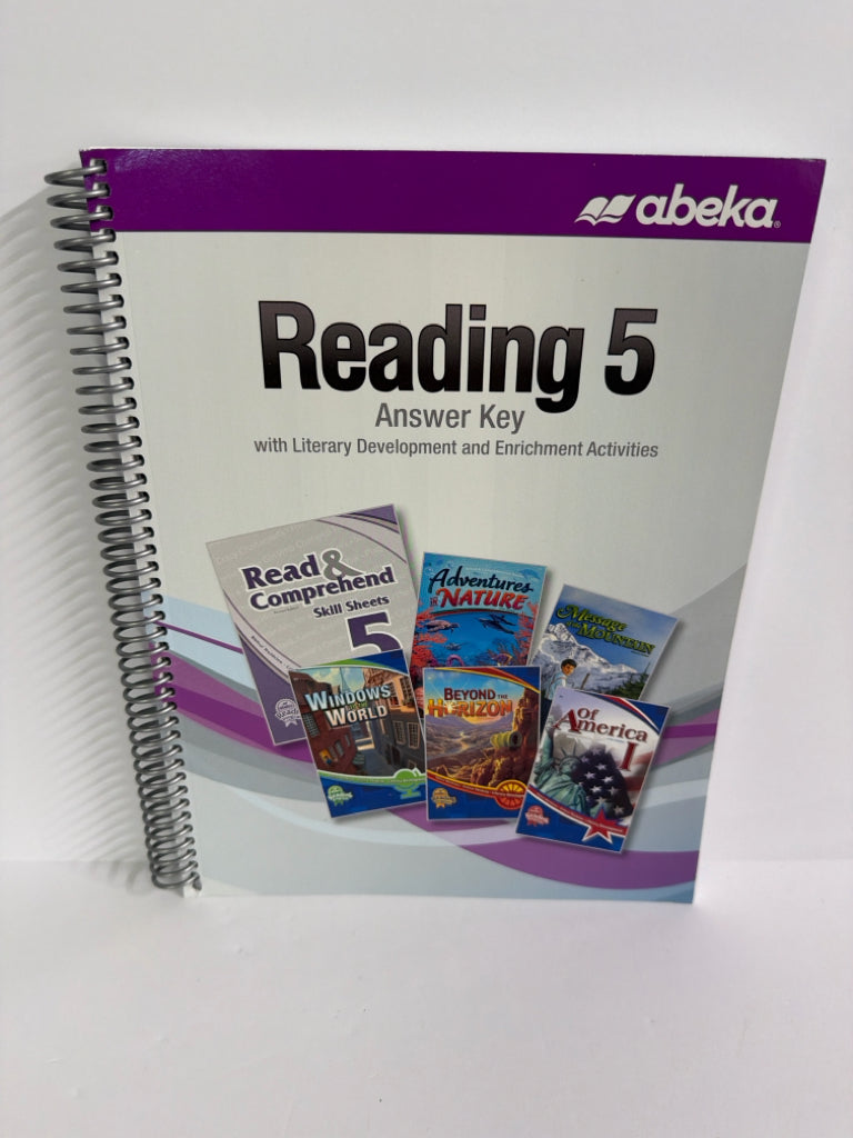 Reading 5 Abeka Answer Key Pre-Owned 5th Grade Reading Textbooks
