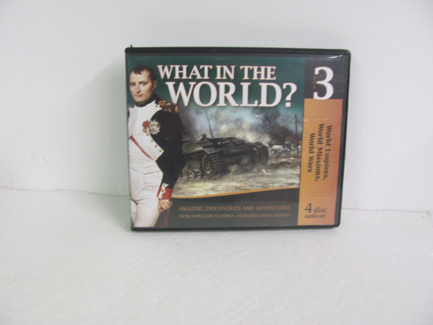 What in the World 3 Answers in Genesis Audio CDs Pre-Owned History Textbooks