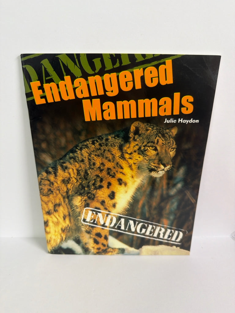 Endangered Mammals Rigby Student Book Pre-Owned Elementary Animals/Insects Books