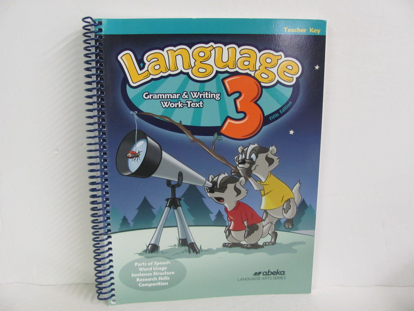 Language 3 Abeka Teacher Key Pre-Owned 3rd Grade Language Textbooks
