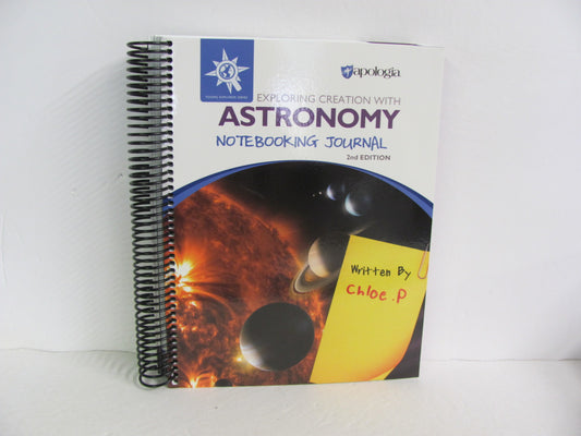 Astronomy Apologia Notebook  Pre-Owned Fulbright Elementary Science Textbooks