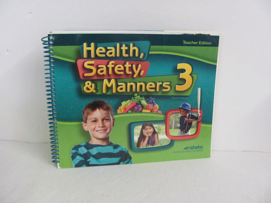 Health, Safety, & Manners Abeka Teacher Edition  Pre-Owned Health Books