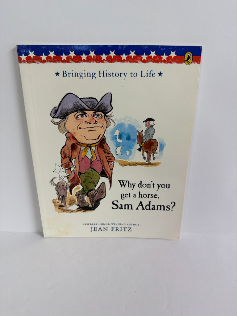 Why Don't You Get a Horse, Sam Adam Jean Fritz Puffin Books Paperback Books