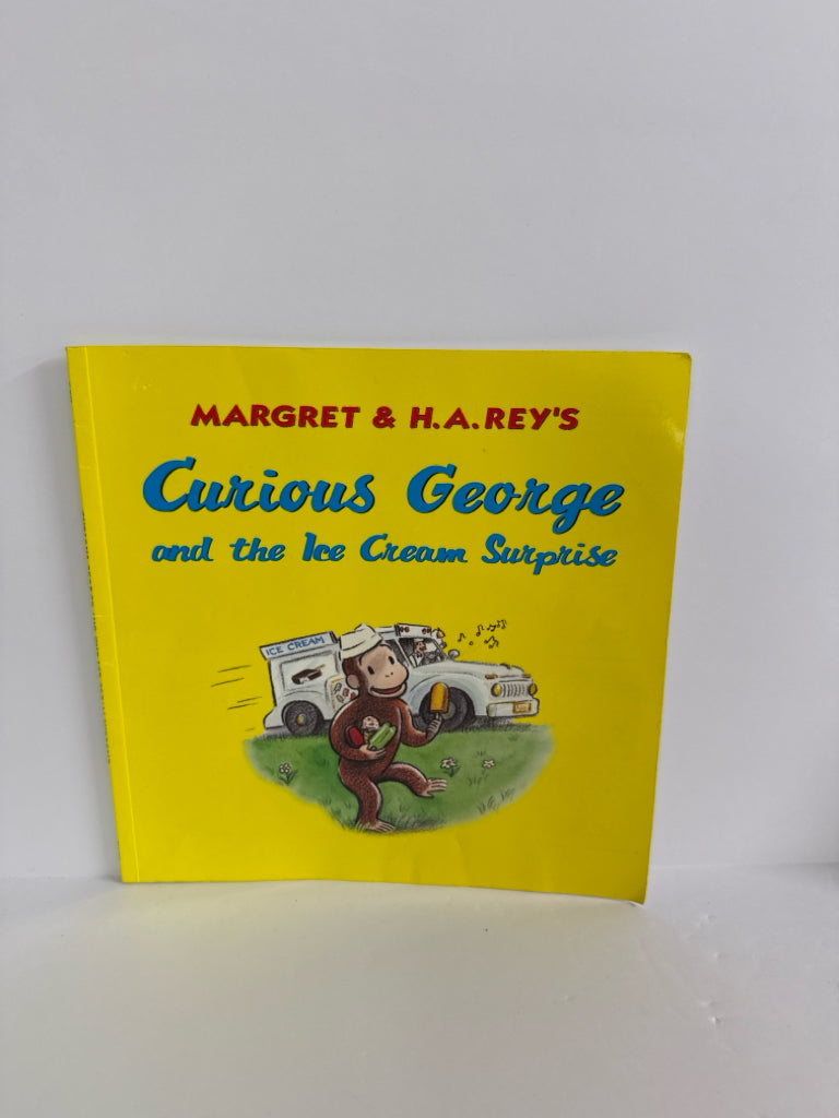 Curious George and the Ice Cream Su Margret & H.A. Rey Paperback Books