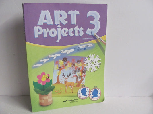 Art Projects 3 Abeka Student Book Pre-Owned 3rd Grade Art Books