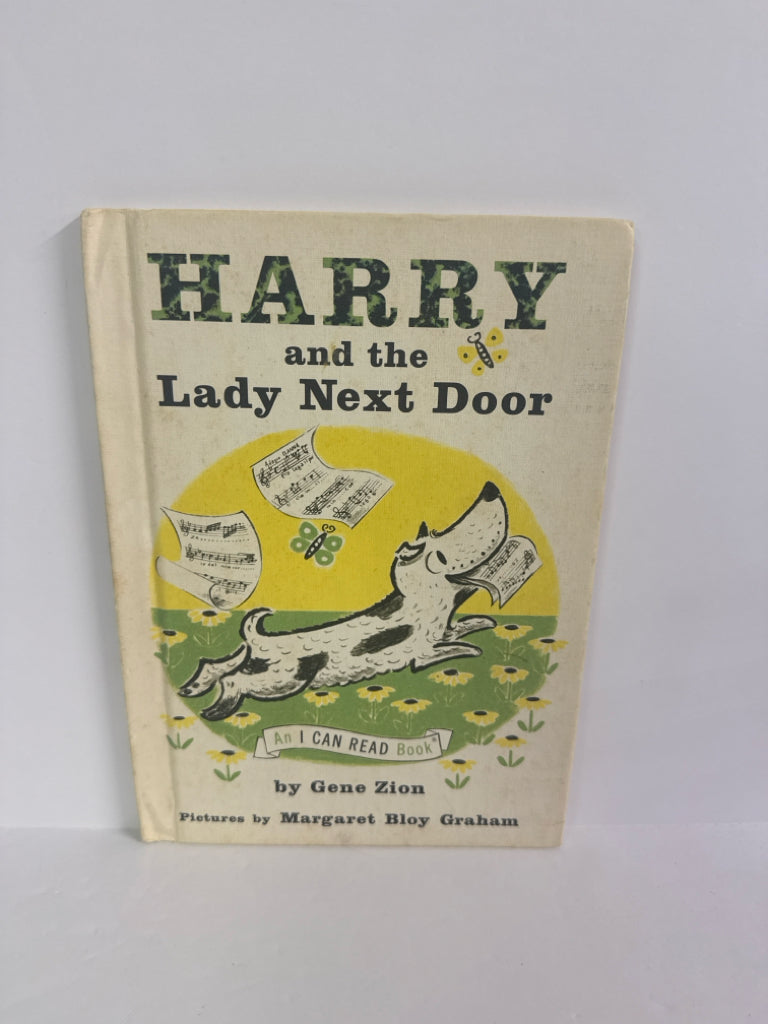 Harry and the Lady Next Door Gene Zion Harper & Row Hardback Books