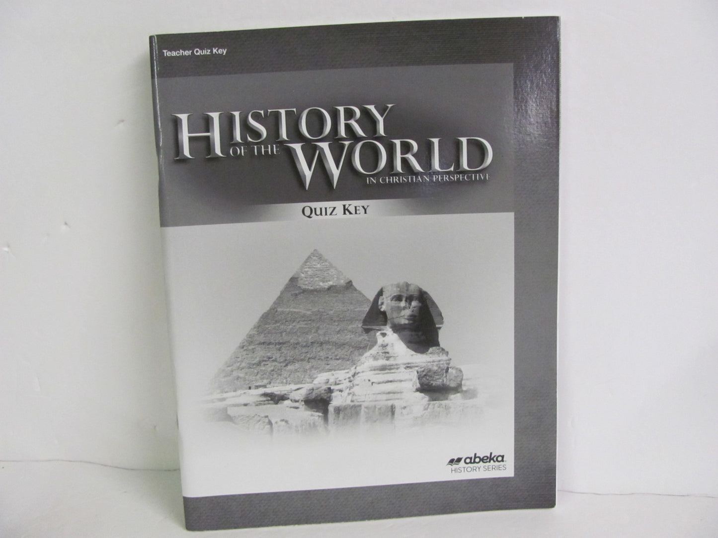 History of the World Abeka Quiz Key Pre-Owned 7th Grade History Textbooks