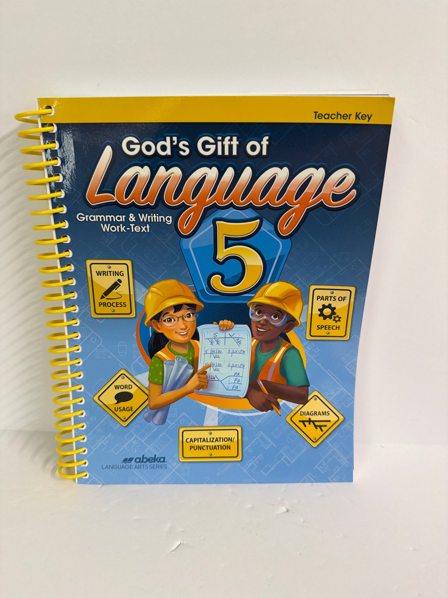 God's Gift of Language 5 Abeka Teacher Key Pre-Owned Language Textbooks