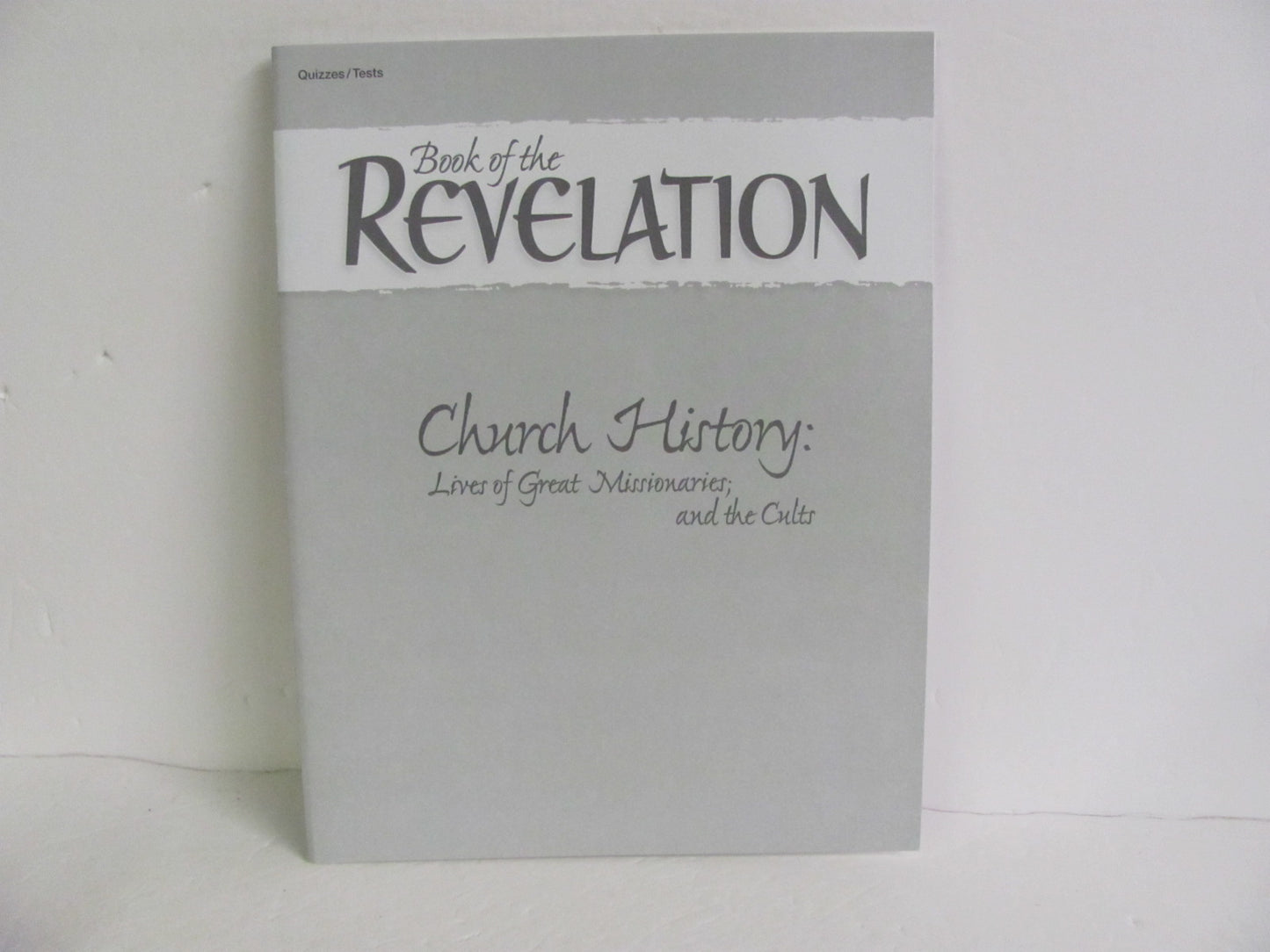 Book of the Revelation Abeka Quizzes/Tests Pre-Owned 12th Grade Bible Textbooks