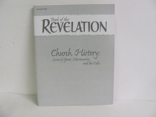 Book of the Revelation Abeka Quizzes/Tests  Pre-Owned 12th Grade Bible Textbooks