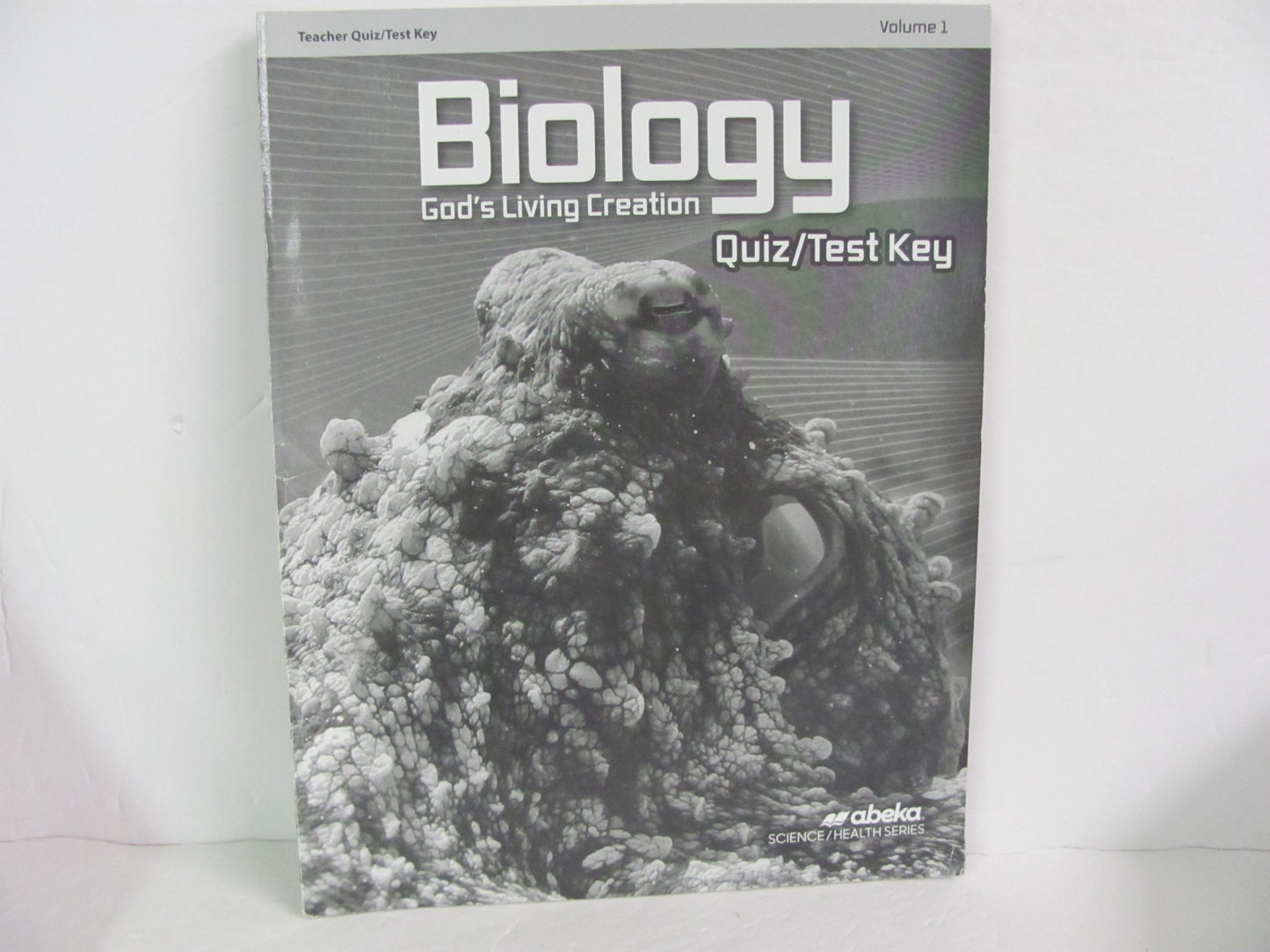 Biology Vol 1 Abeka Quiz/Test Key Pre-Owned 10th Grade Science Textbooks