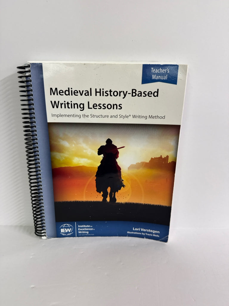 Medieval History Based Writing IEW Teacher Manual Pre-Owned Writing Books