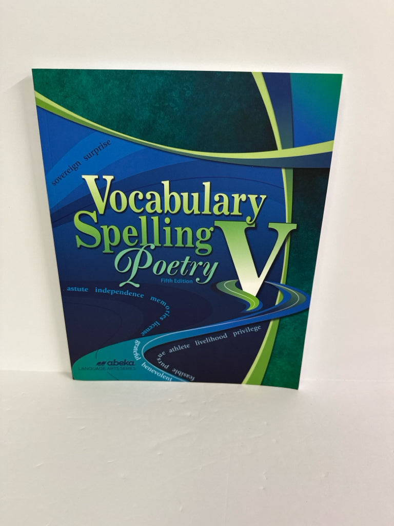 Vocabulary Spelling Poetry V Abeka Student Book Pre-Owned Language Textbooks
