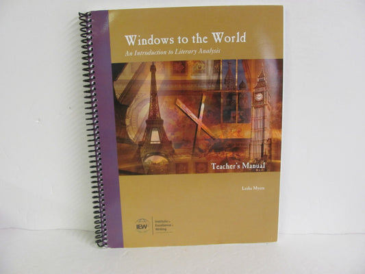 Windows to the World IEW Teacher Manual  Pre-Owned Myers Creative Writing Books