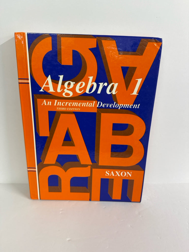 Algebra 1 Saxon Student Book Pre-Owned Saxon 9th Grade Mathematics Textbooks