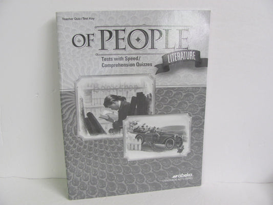 Of People Literature Abeka Quiz/Test Key  Pre-Owned 7th Grade Reading Textbooks