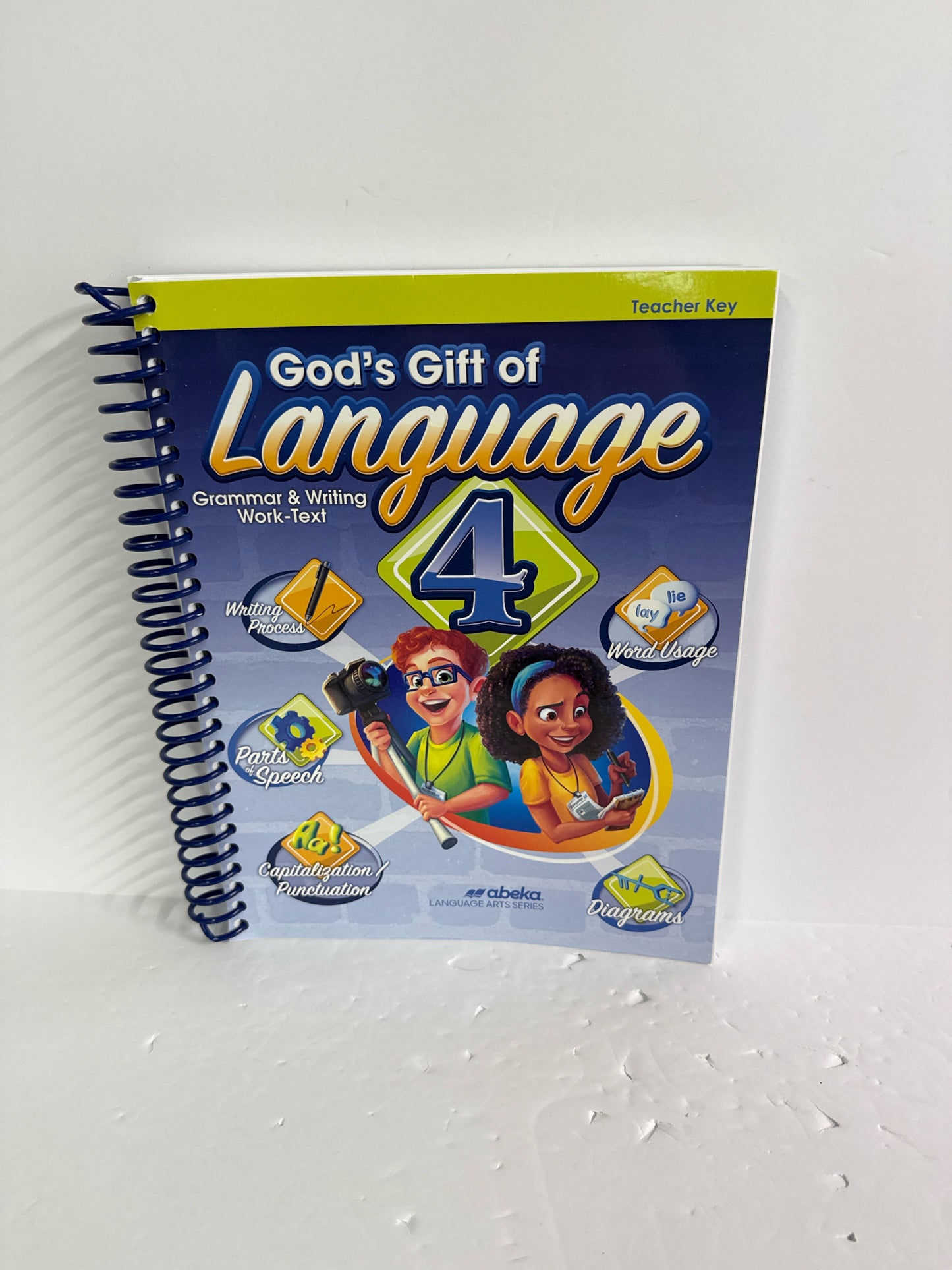 God's Gift of Language 4 Abeka Teacher Key Pre-Owned Language Textbooks