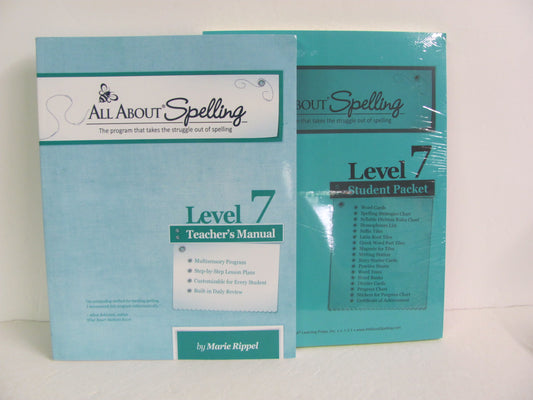 All About Spelling Level 7 All About Learning Rippel Spelling/Vocabulary Books
