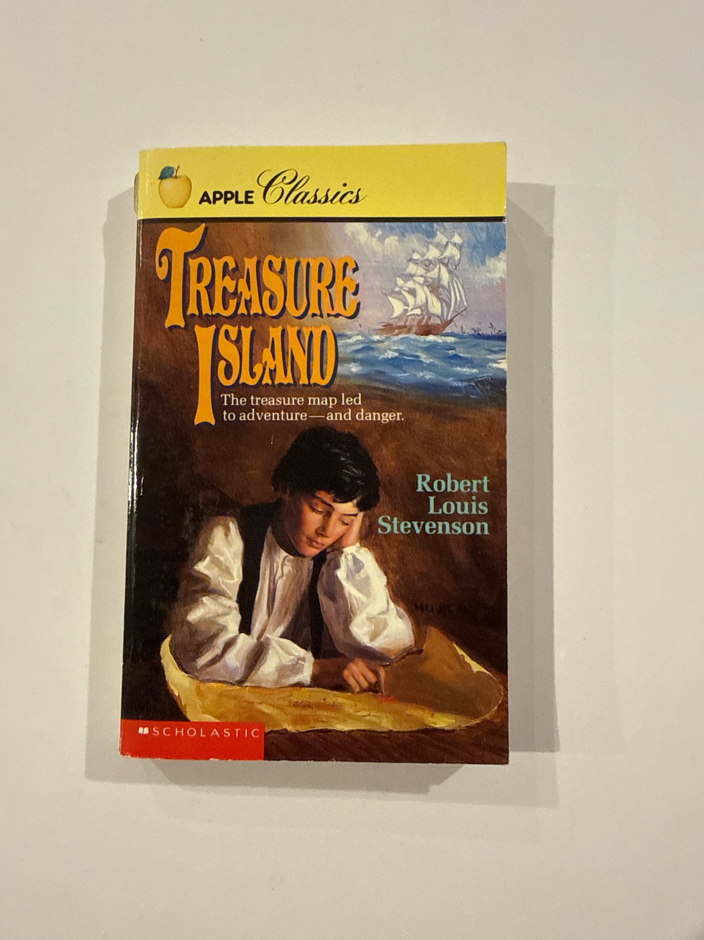 Treasure Island Scholastic Pre-Owned Stevenson Fiction Books