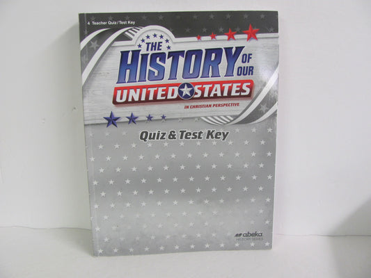 The History of Our United States Abeka 4th Grade History Textbooks