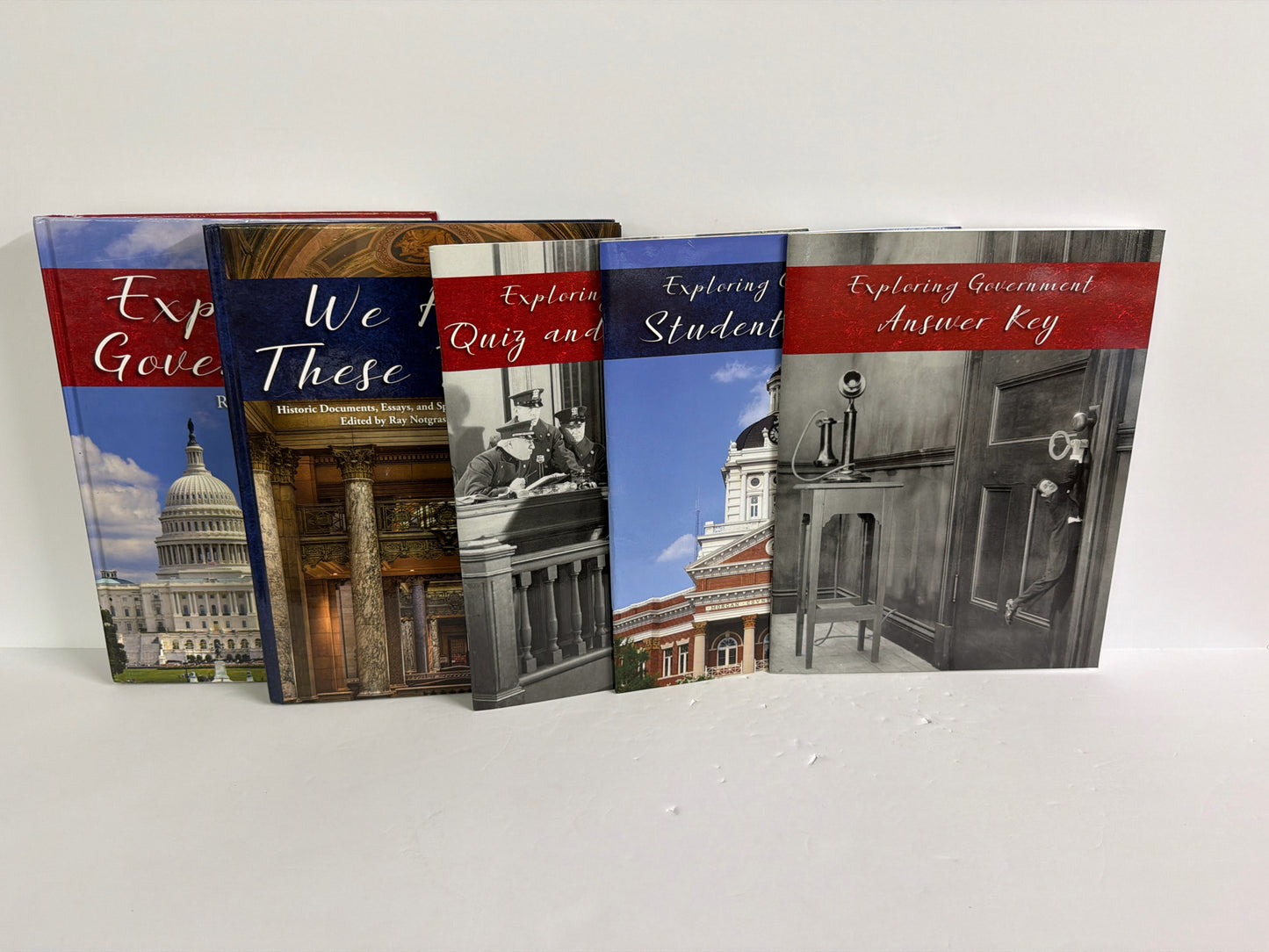 Exploring Government Notgrass Set Pre-Owned Ray Notgrass Notgrass History