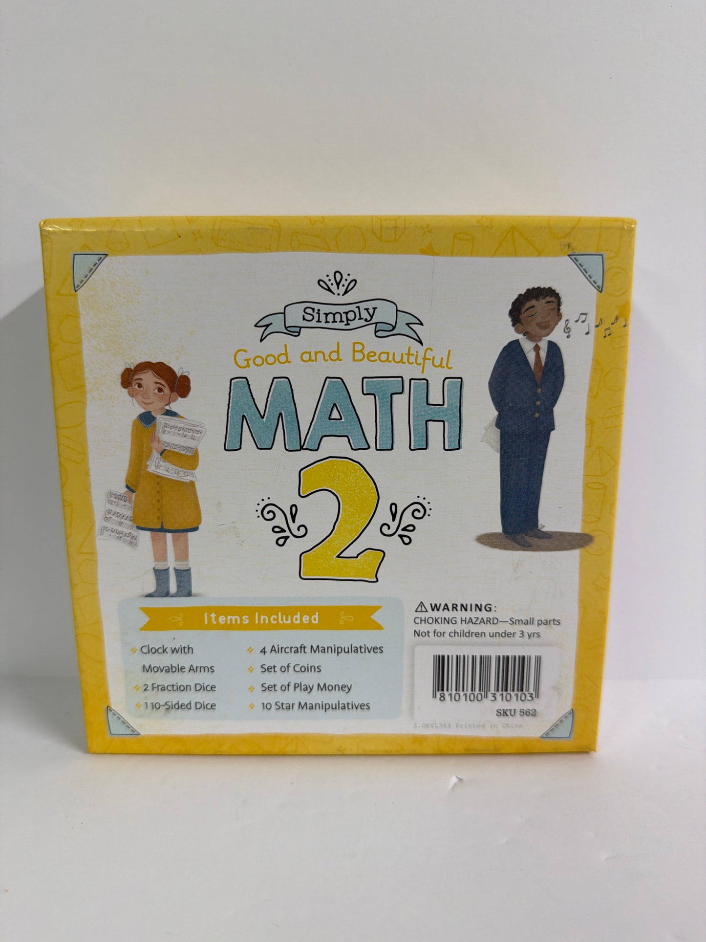 Math 2 The Good and the Beautiful Manipulative Set Pre-Owned Math Help Books