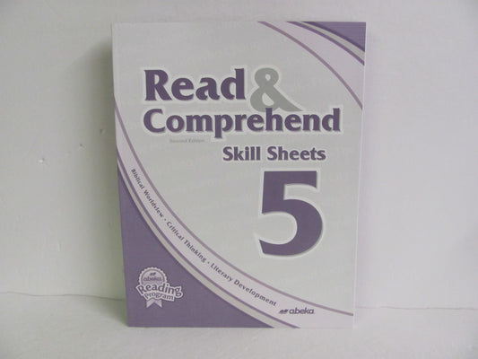Read & Comprehend Skill Sheets Abeka Student Book Pre-Owned Reading Textbooks