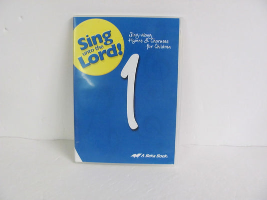 Sing unto the Lord Abeka CD-Audio 1st Grade Music Education Books