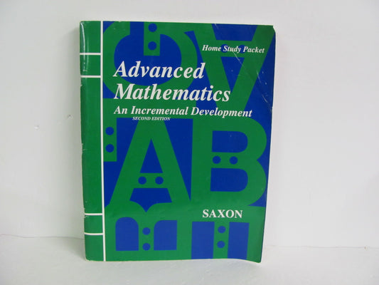 Advanced Mathematics Saxon Answer Key  Pre-Owned Saxon Mathematics Textbooks