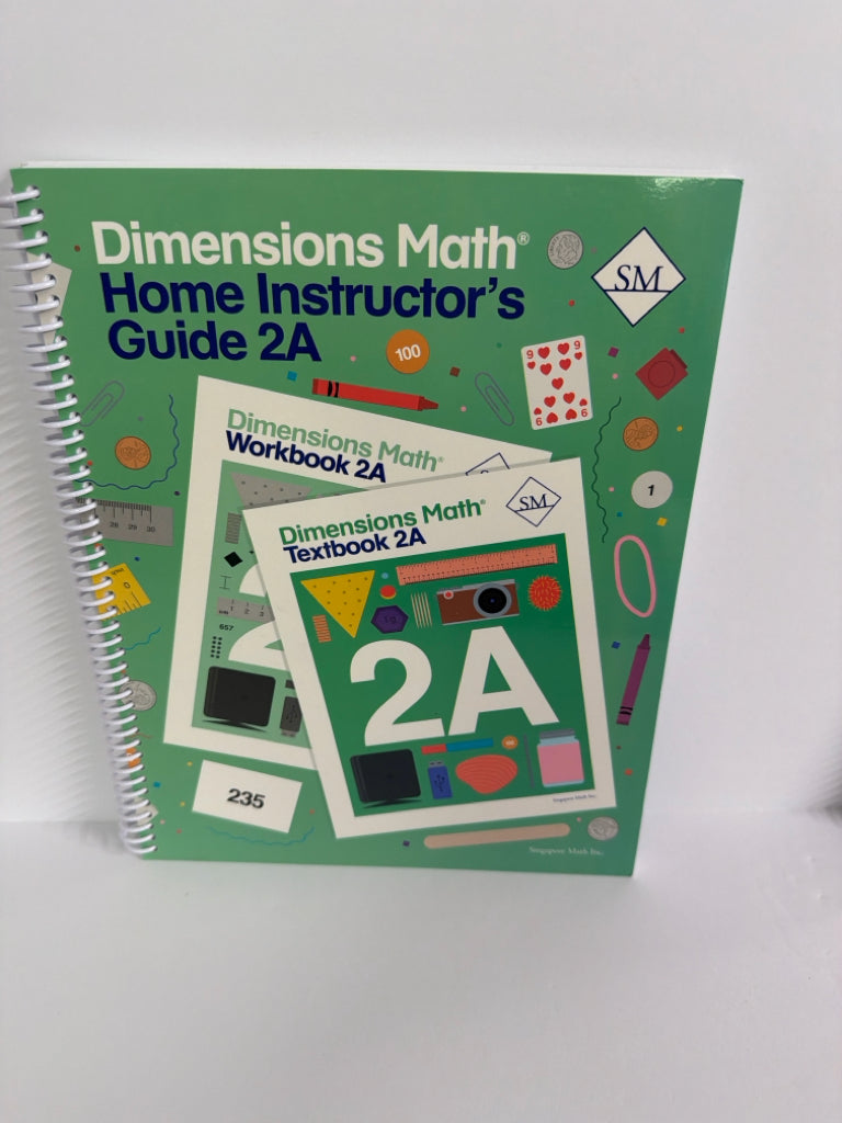 Dimensions Math 2A Singapore Home Instructor's Guide Mathematics Textbooks