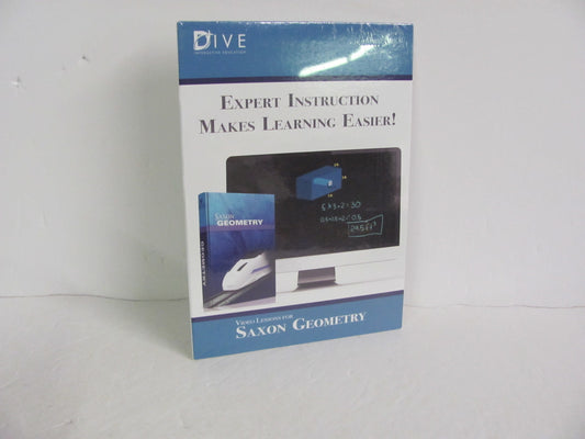 Saxon Geometry Dive CD-Rom DIVE CD-Rom  Pre-Owned Mathematics Textbooks