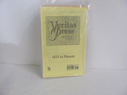 1815 to Present Veritas Cards Pre-Owned Elementary World History Books