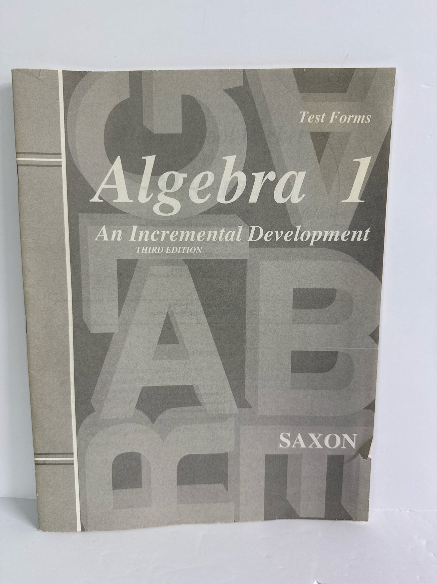 Algebra 1 Saxon Tests Pre-Owned 9th Grade Mathematics Textbooks