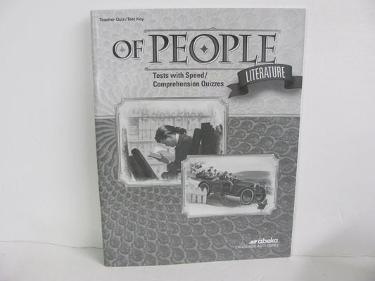 Of People Literature Abeka Quiz/Test Key  Pre-Owned 7th Grade Reading Textbooks
