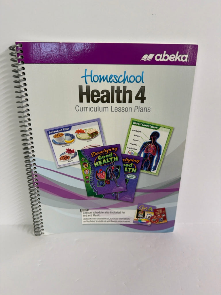 Health 4 Abeka Curriculum/Lesson Plan Pre-Owned 4th Grade Science Textbooks