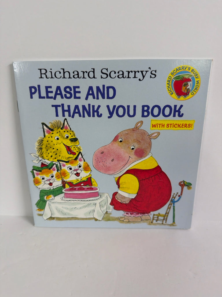Please and Thank You Book Richard Scarry Random House Paperback Books
