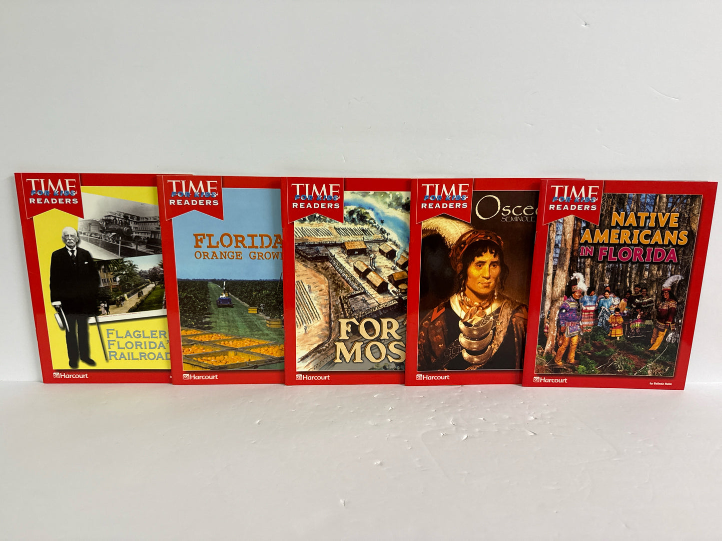 Time for Kids Readers Harcourt Set Pre-Owned Elementary Reading Textbooks