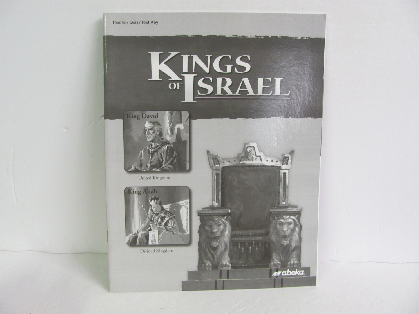 Kings of Israel Abeka Quiz/Test Key Pre-Owned 9th Grade Bible Textbooks