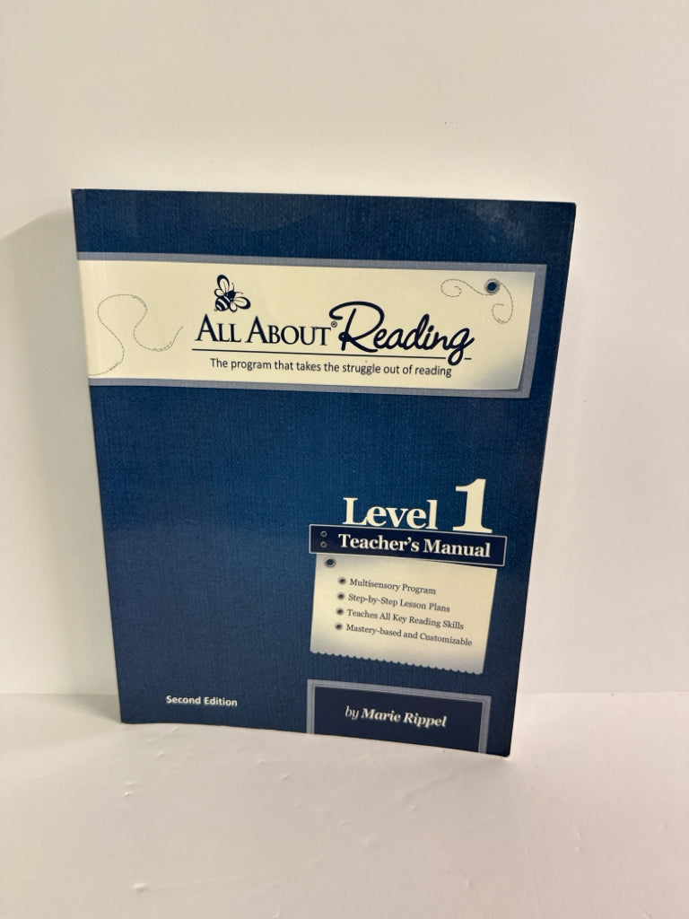 All About Reading Level 1 All About Learning Marie Rippel Reading Textbooks