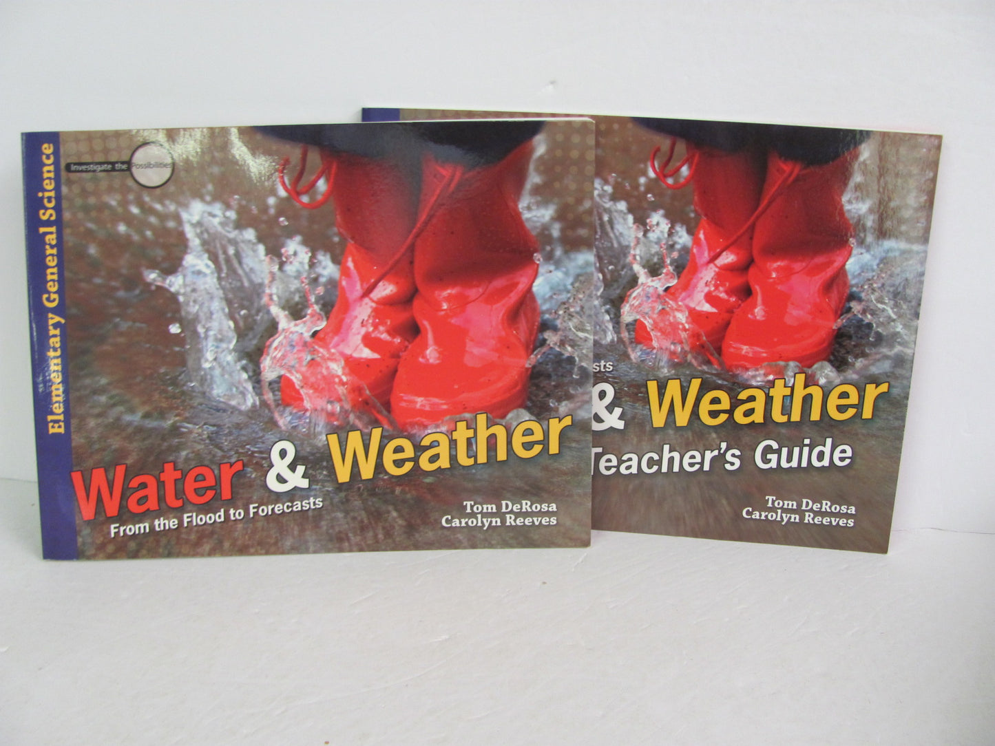 Water & Weather Master Books Set Pre-Owned DeRosa Elementary Science Textbooks