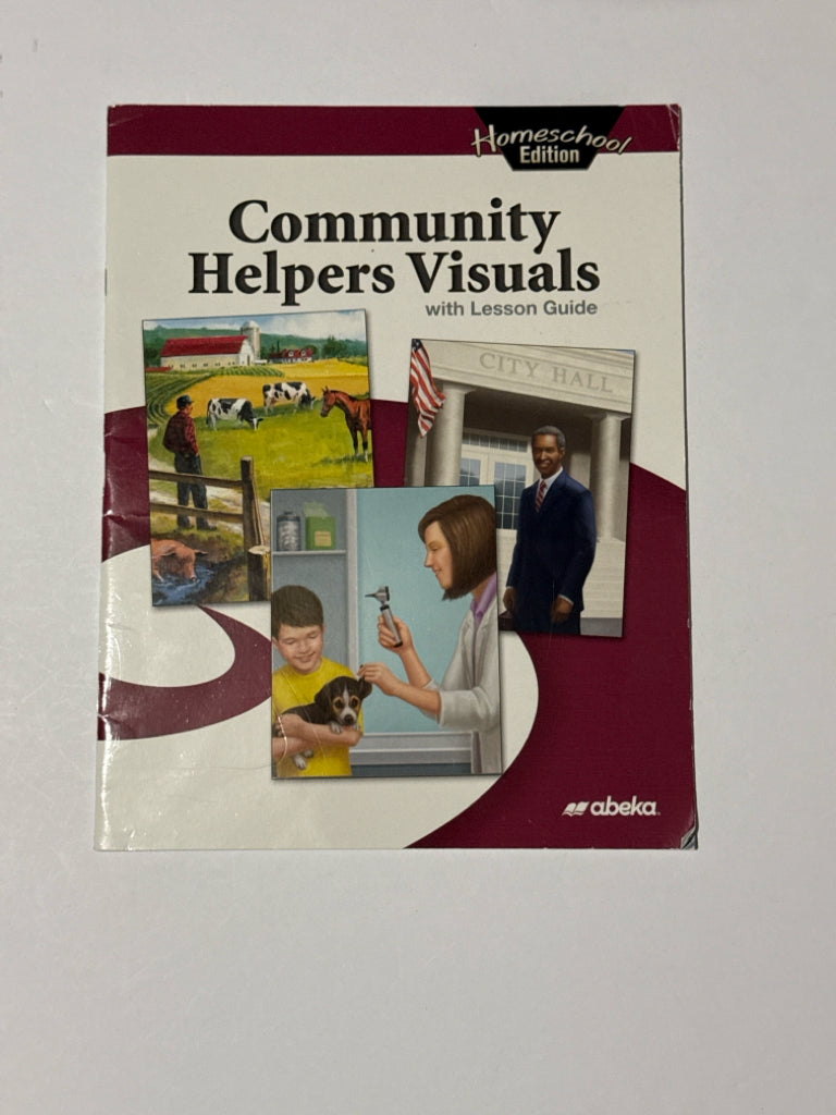Community Helpers Visuals Abeka Homeschool Edition Pre-Owned History Textbooks