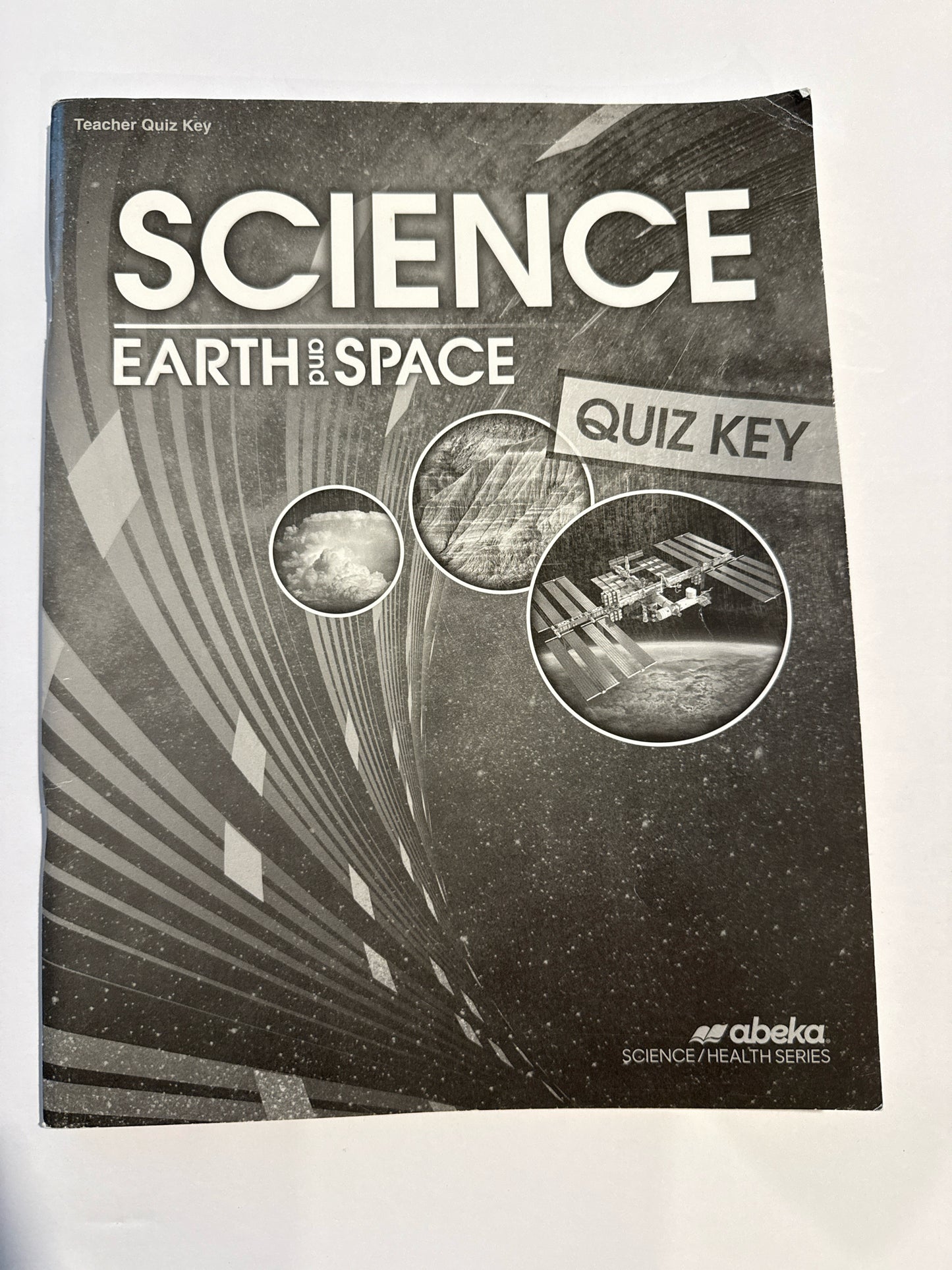 Earth & Space Abeka Quiz Key Pre-Owned 8th Grade Science Textbooks