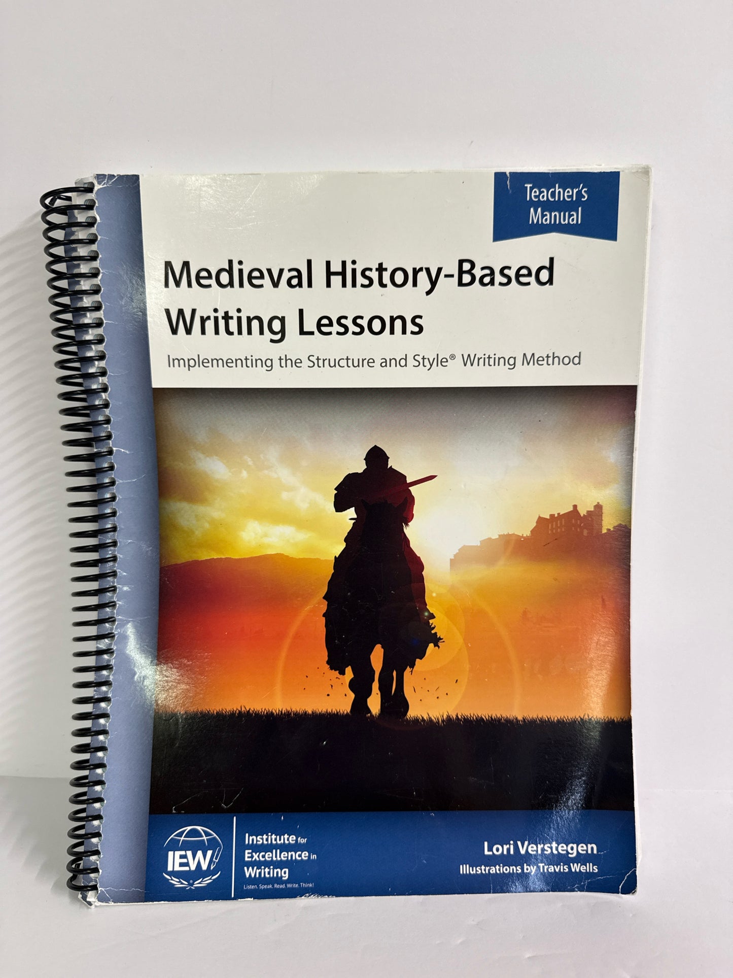 Medieval History Based Writing IEW Teacher's Manual Pre-Owned Writing Books