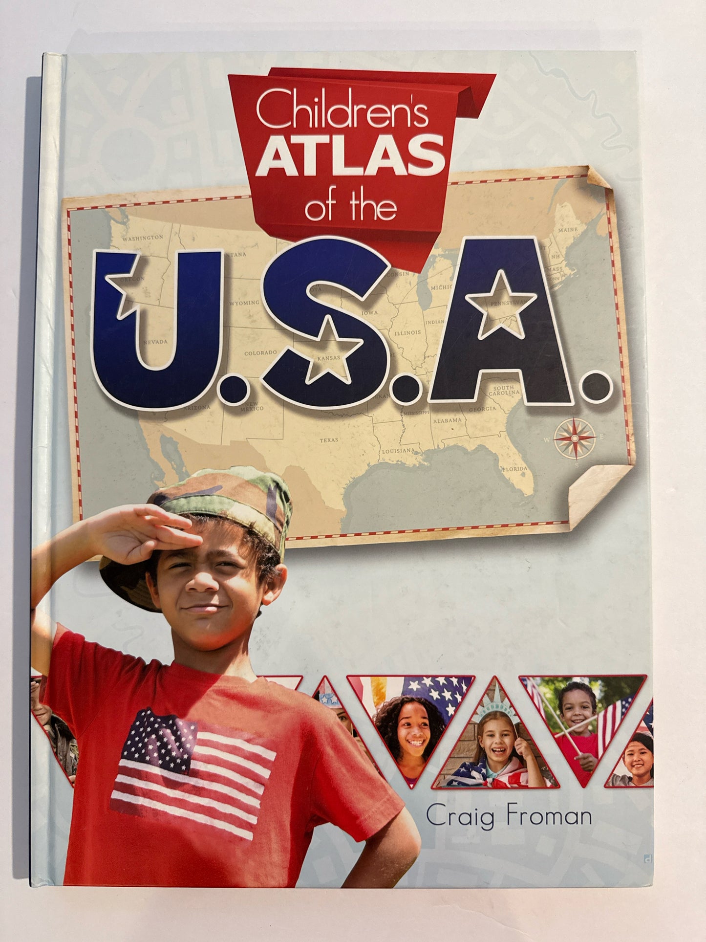 Children's Atlas of the U.S.A. Master Books New Froman Geography Books