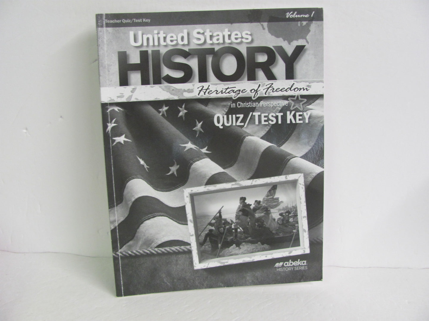 United States History Vol 1 Abeka Quiz/Test Key Pre-Owned History Textbooks