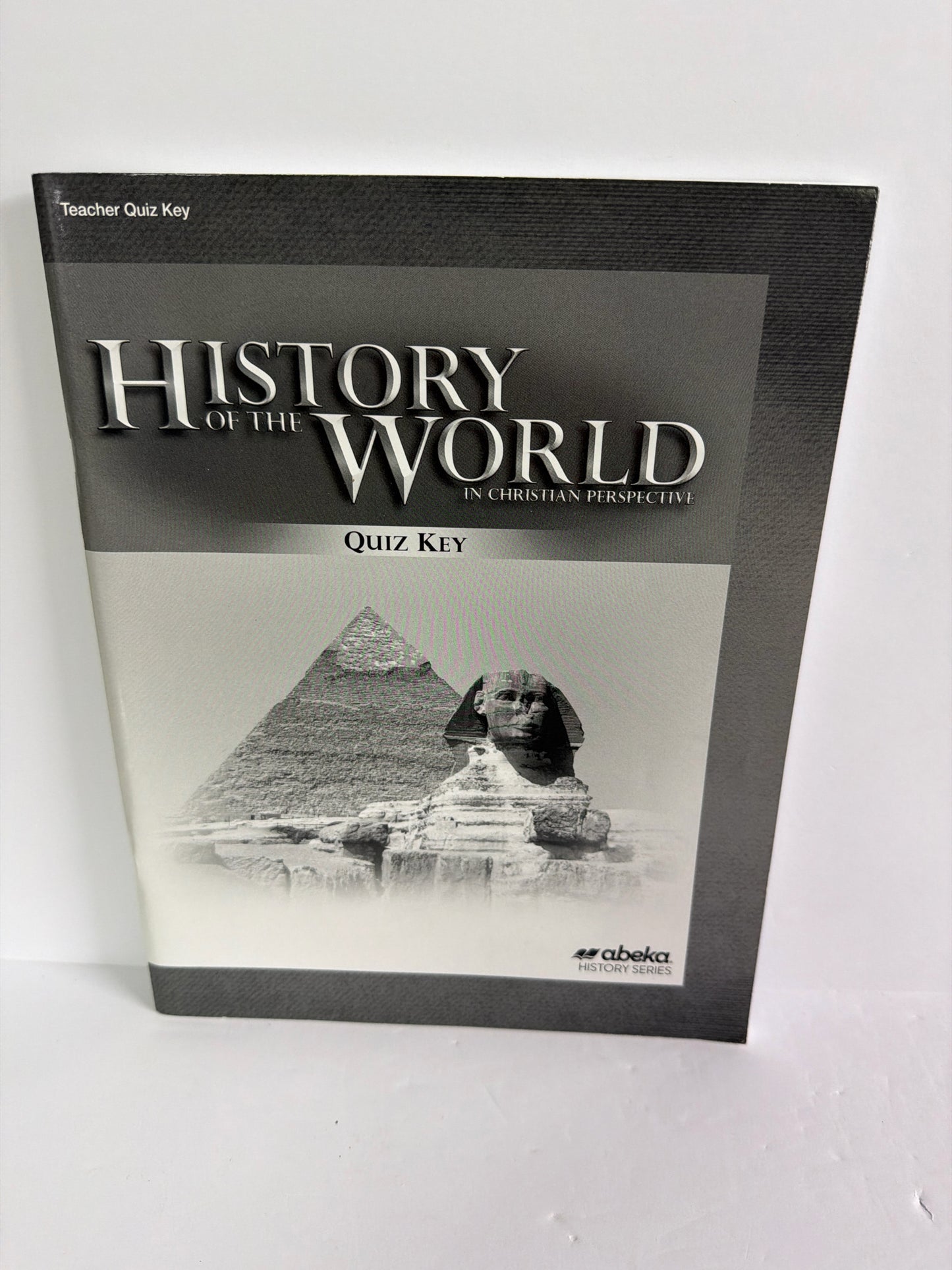 History of the World Abeka Quiz Key Pre-Owned 7th Grade History Textbooks